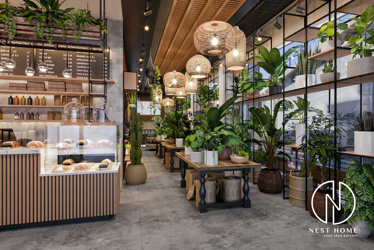 5 phong cách nội thất cafe 2024